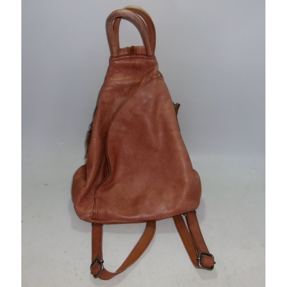 We The Free Soho Convertible Crossbody Sling Backpack – Brown Leather – TLC